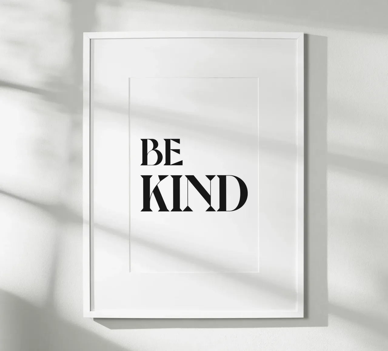 BE KIND poster by n.4