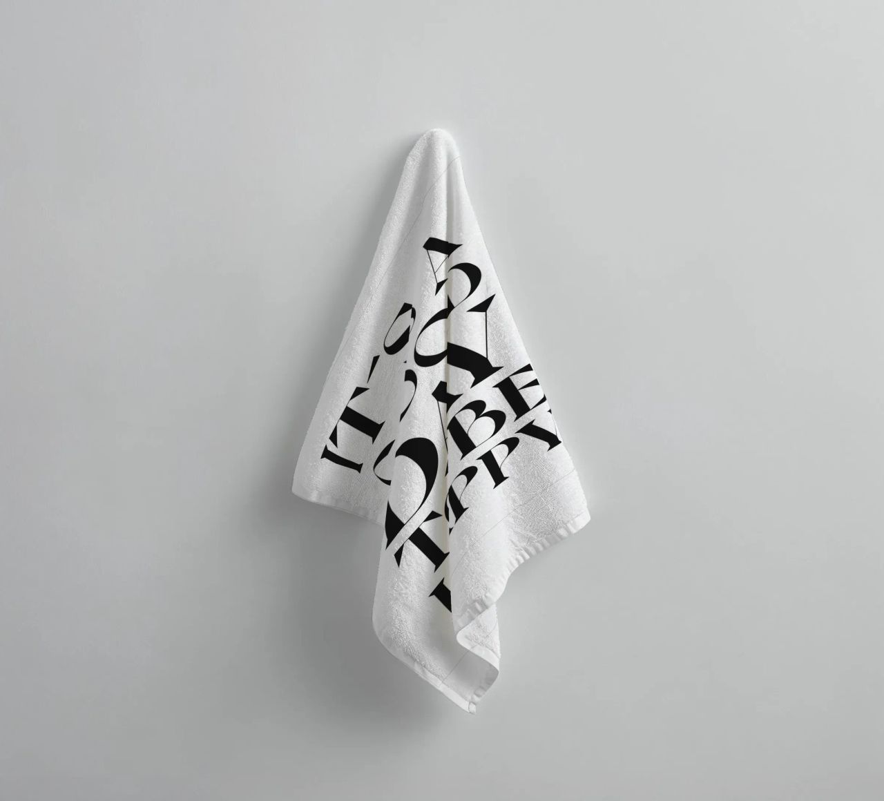 IT´S A GOOD DAY TO BE HAPPY towel by n.4