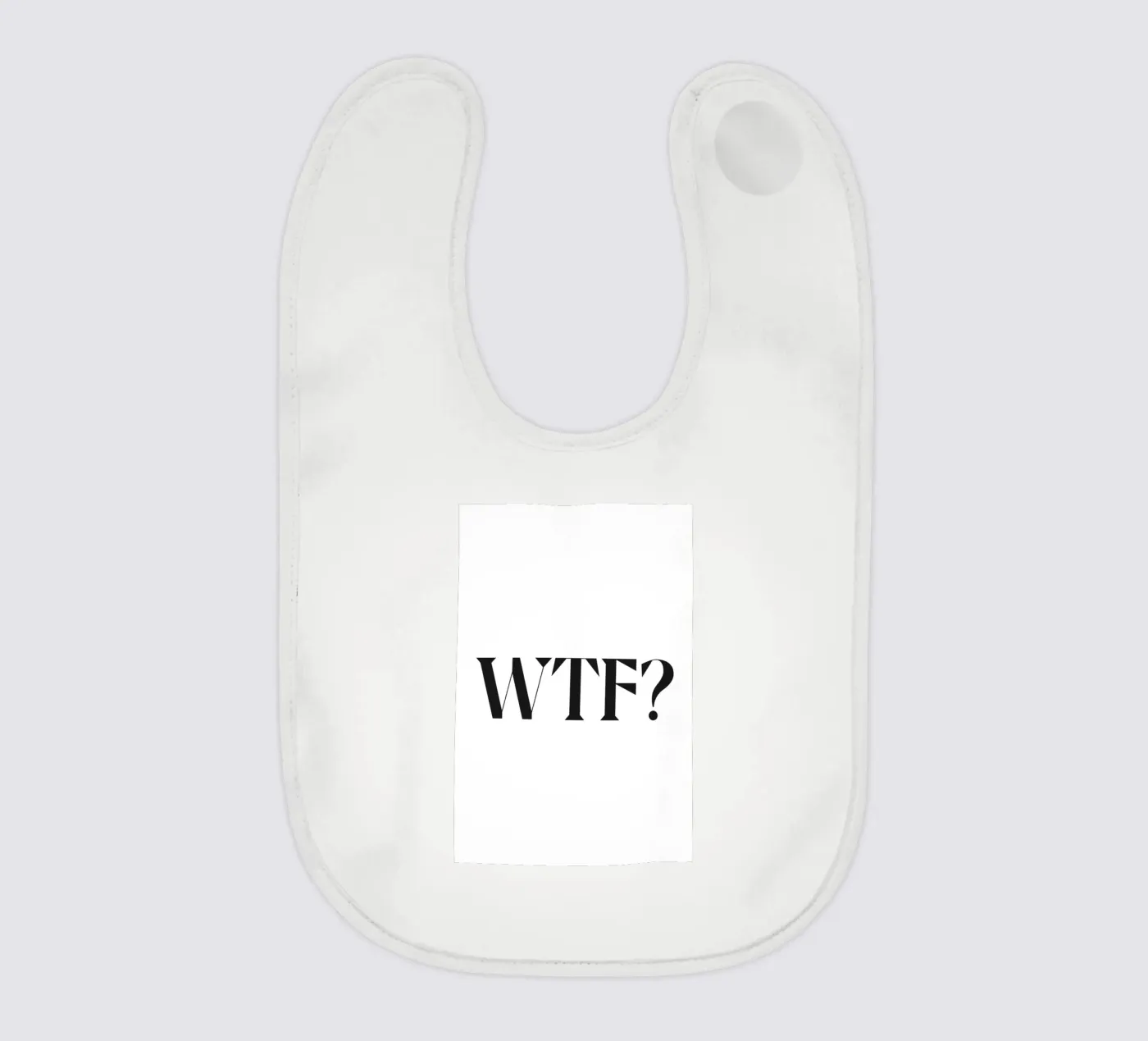 WTF? baby bib by n.4