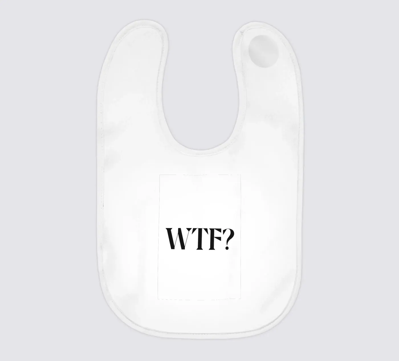 WTF? baby bib by n.4
