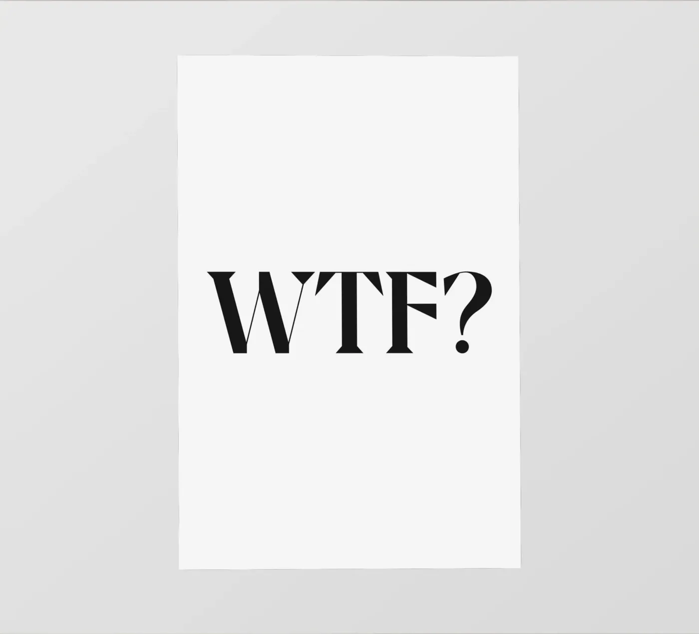 WTF? pellicola backlit da n.4