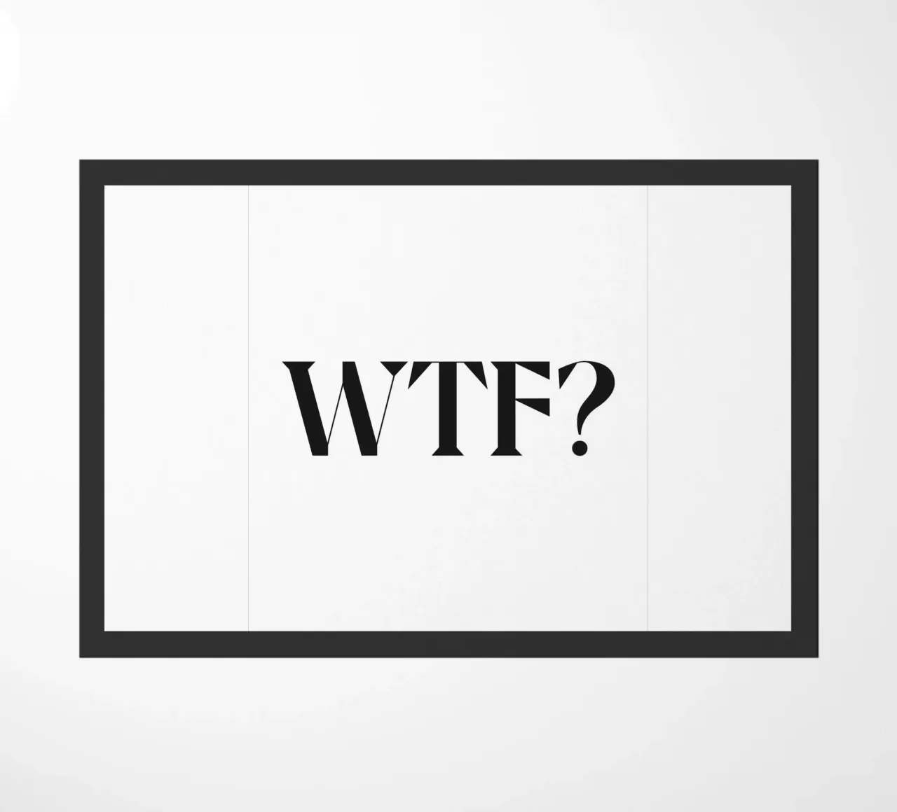 WTF? Fußmatte von n.4