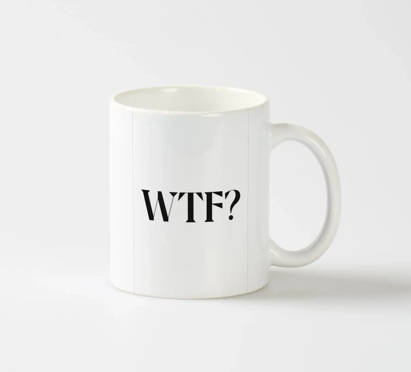 WTF? ceramic mug by n.4