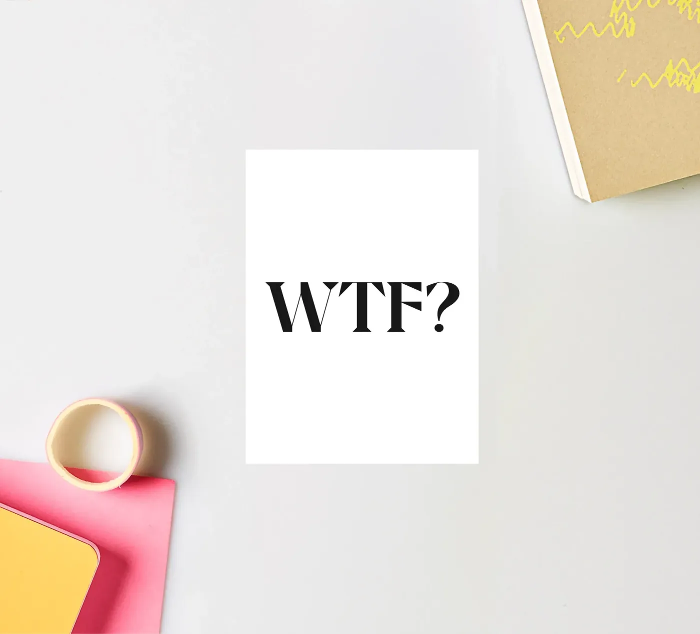 WTF? Sticker von n.4