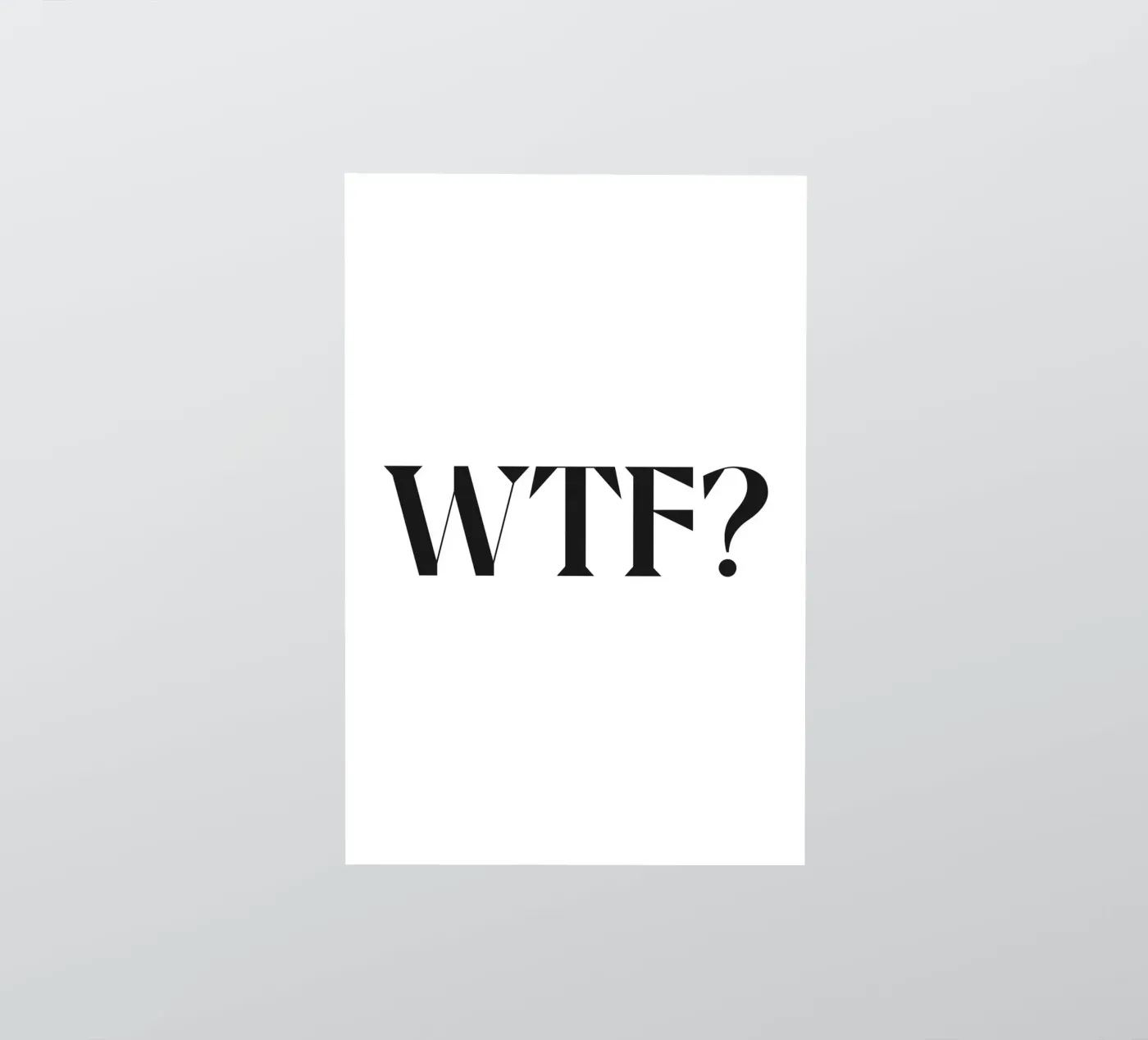 WTF? sticker by n.4