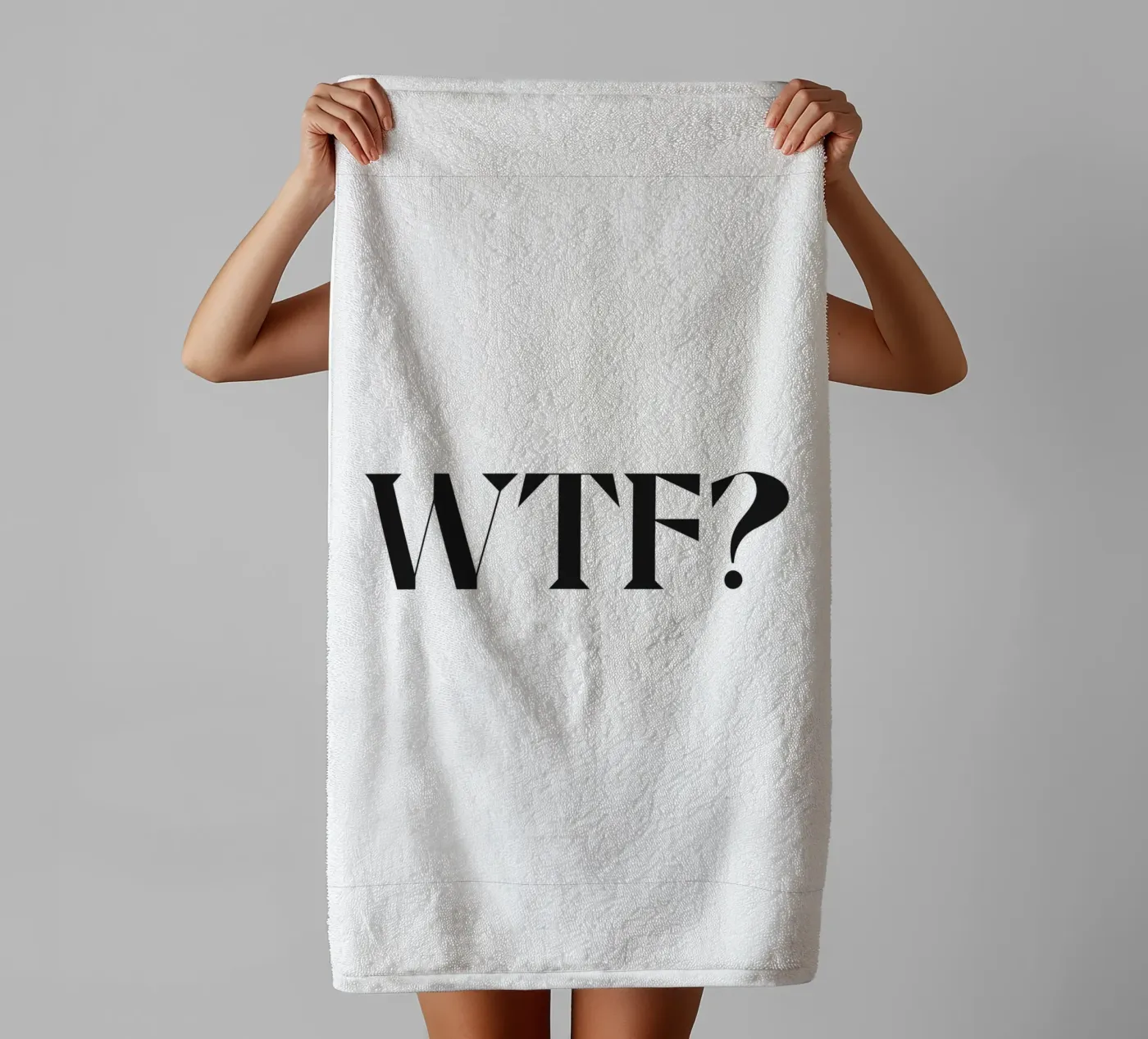 WTF? towel by n.4