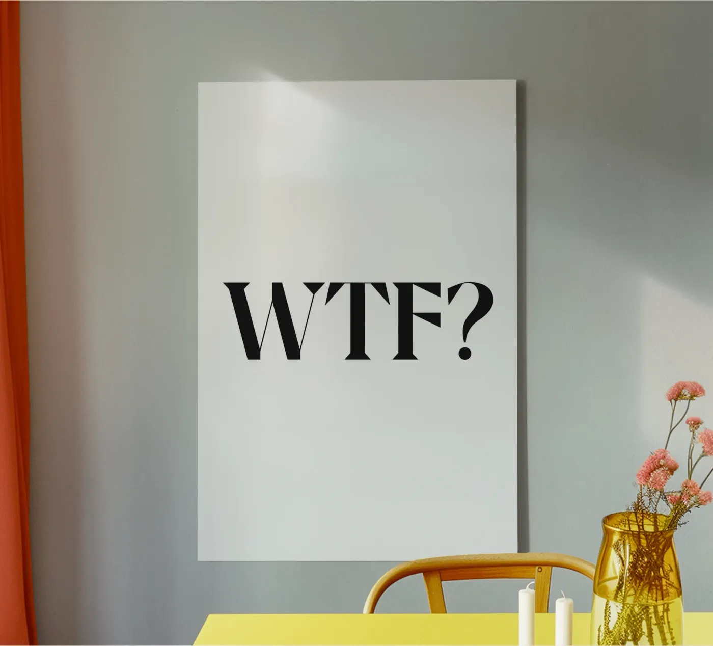 WTF? canvas by n.4