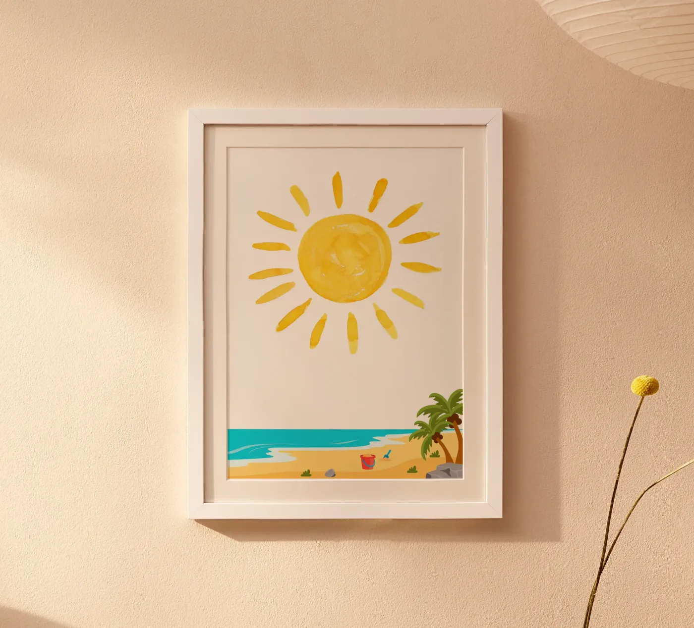 Summer beach poster by Funkydays