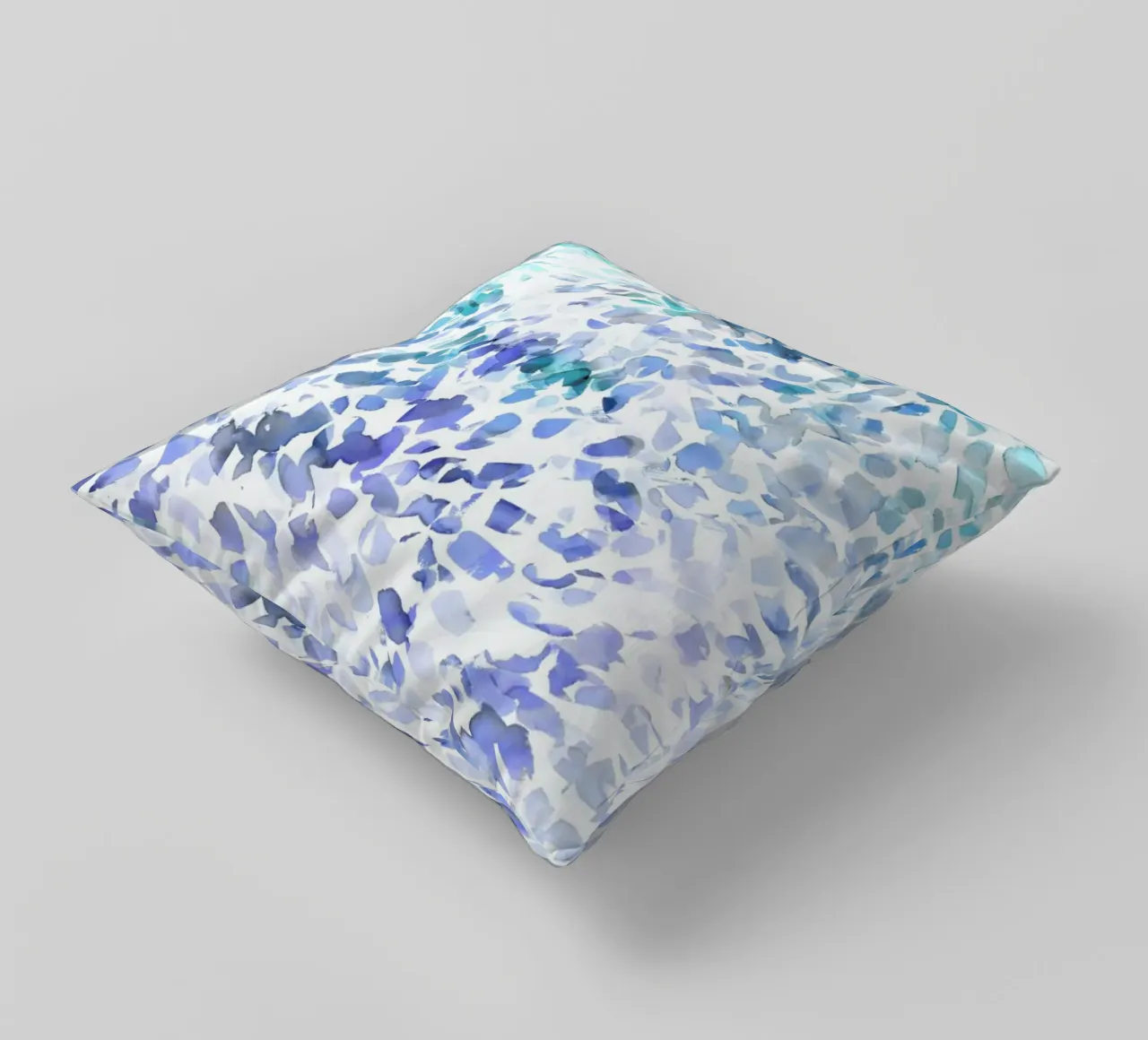 Petal Soft Blue decorative cushion by Amy Sia