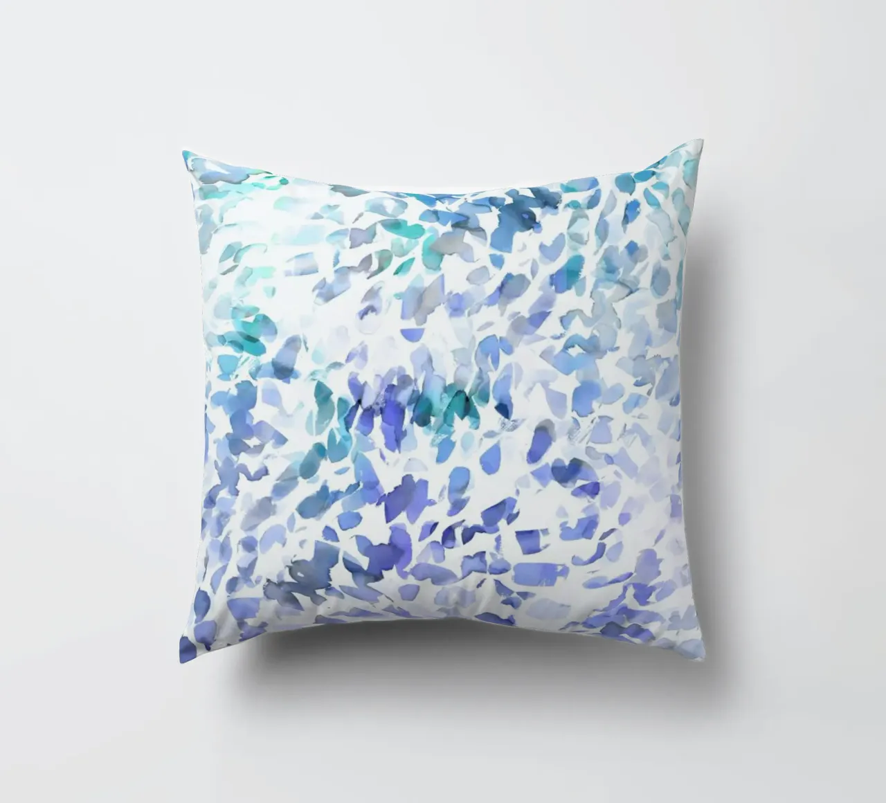 Petal Soft Blue decorative cushion by Amy Sia