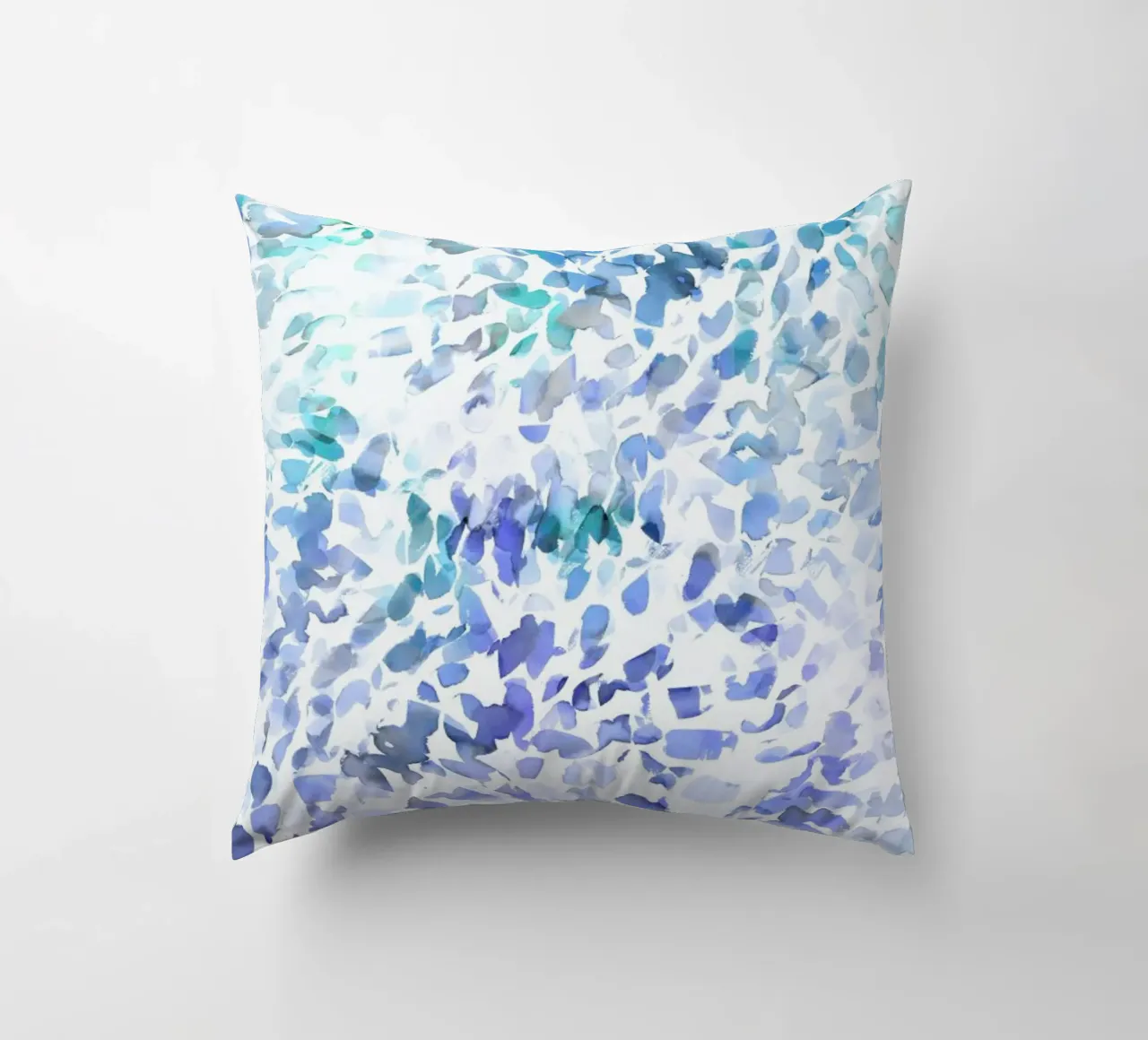 Petal Soft Blue decorative cushion by Amy Sia