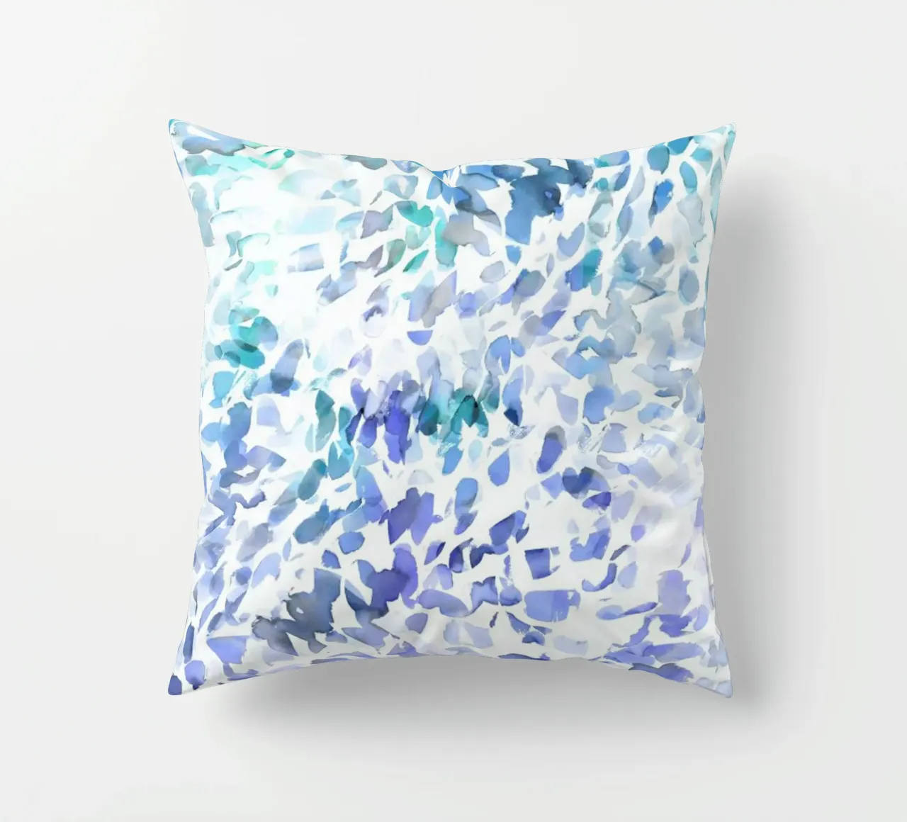 Petal Soft Blue decorative cushion by Amy Sia