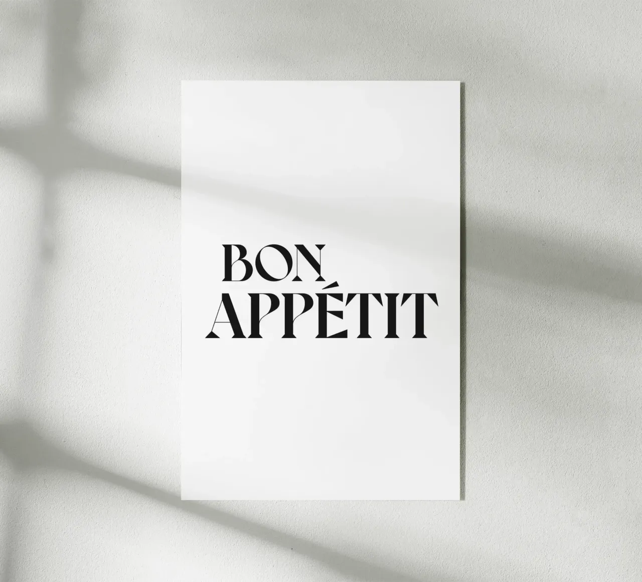 BON APPETITO plexiglass da n.4