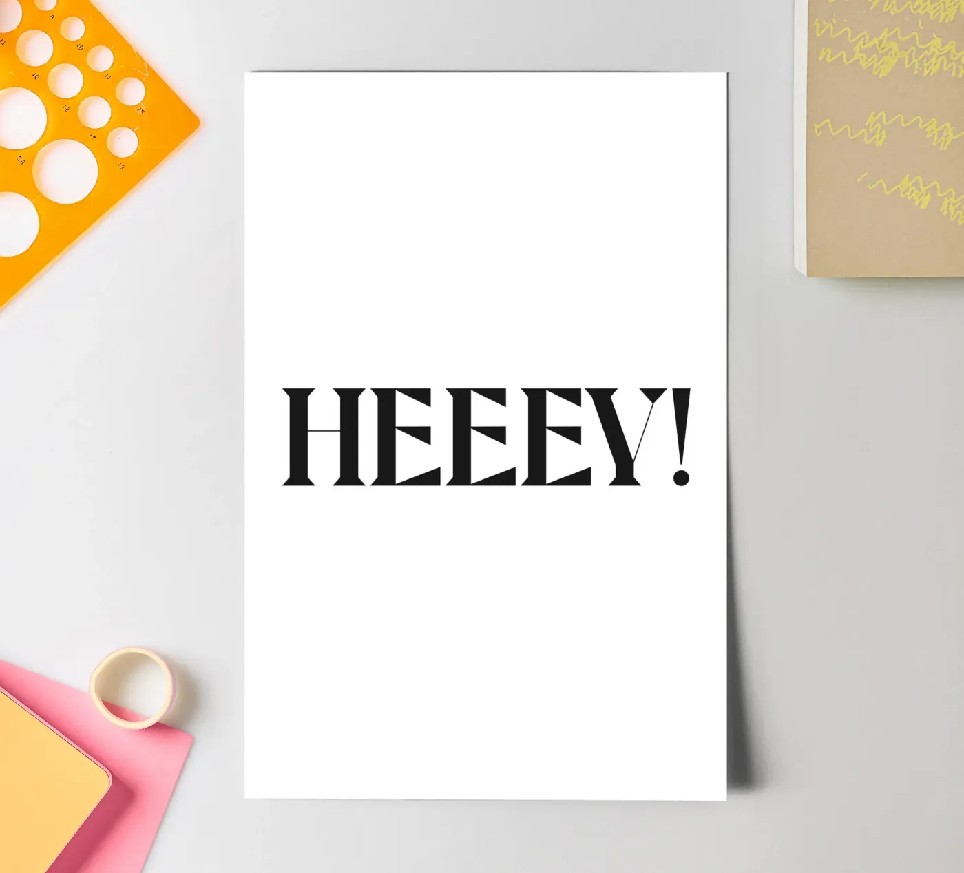 HEEEY! sticker sheet by n.4