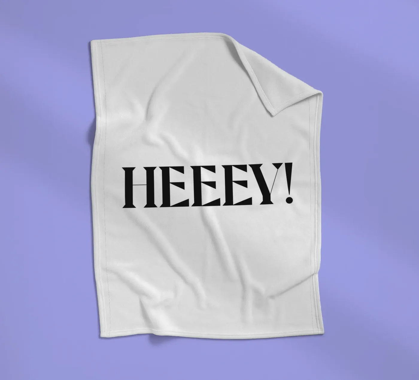 HEEEY! coperta in pile da n.4
