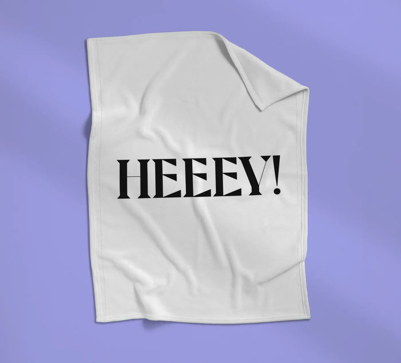 HEEEY! fleece blanket by n.4