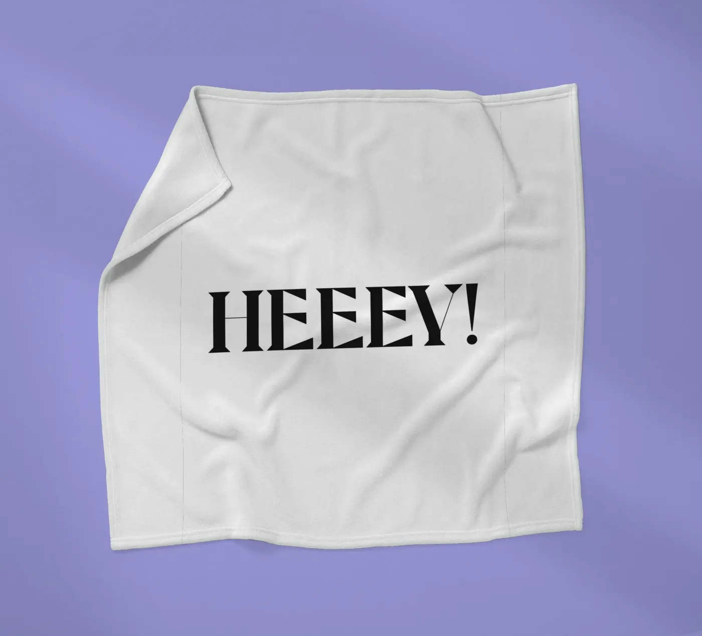 HEEEY! fleece blanket by n.4