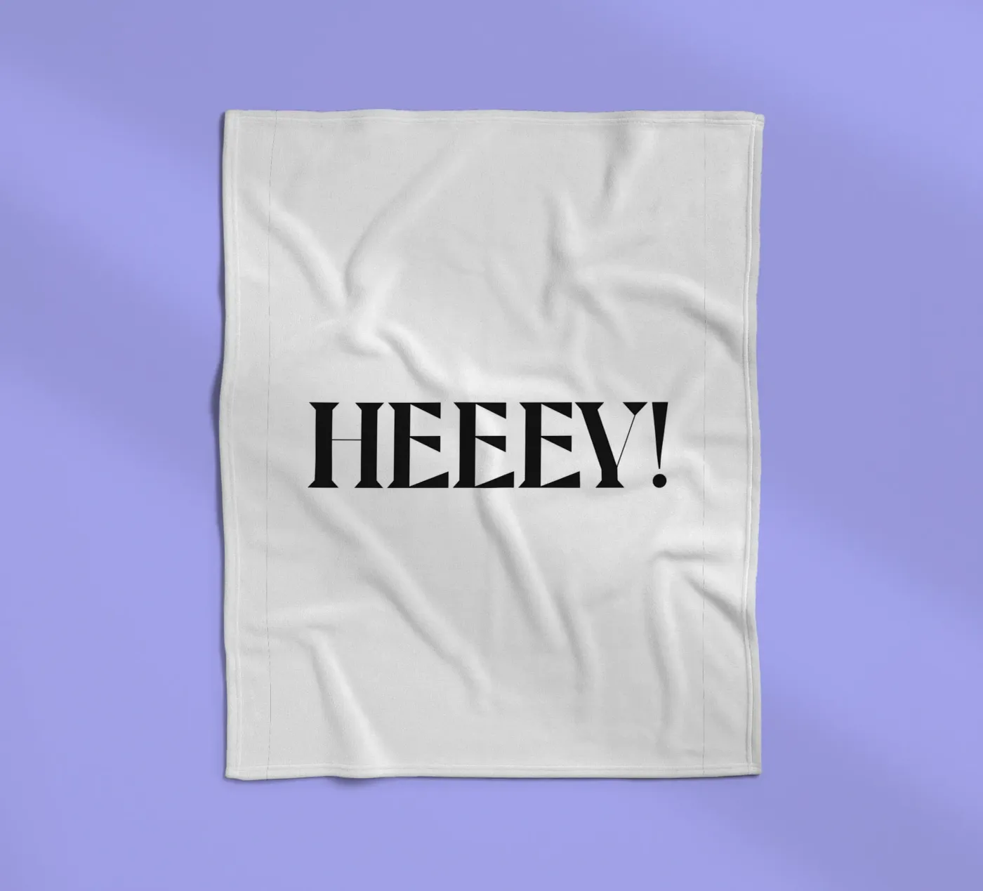 HEEEY! fleece blanket by n.4