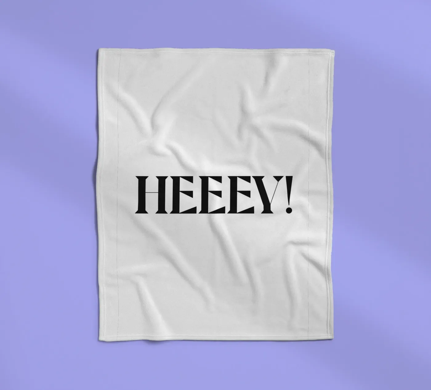 HEEEY! coperta in pile da n.4