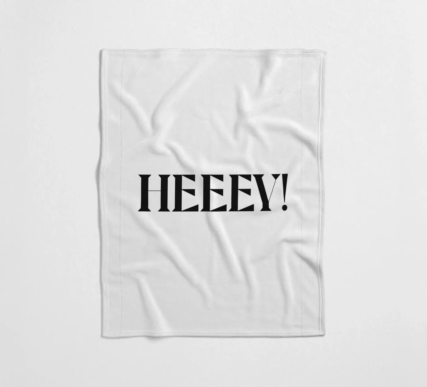 HEEEY! fleece blanket by n.4