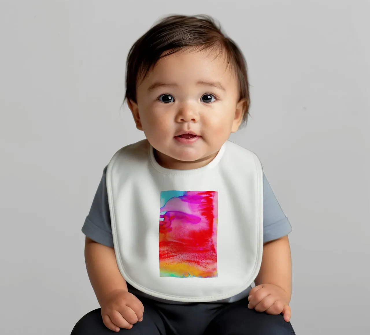 Rush baby bib by Amy Sia