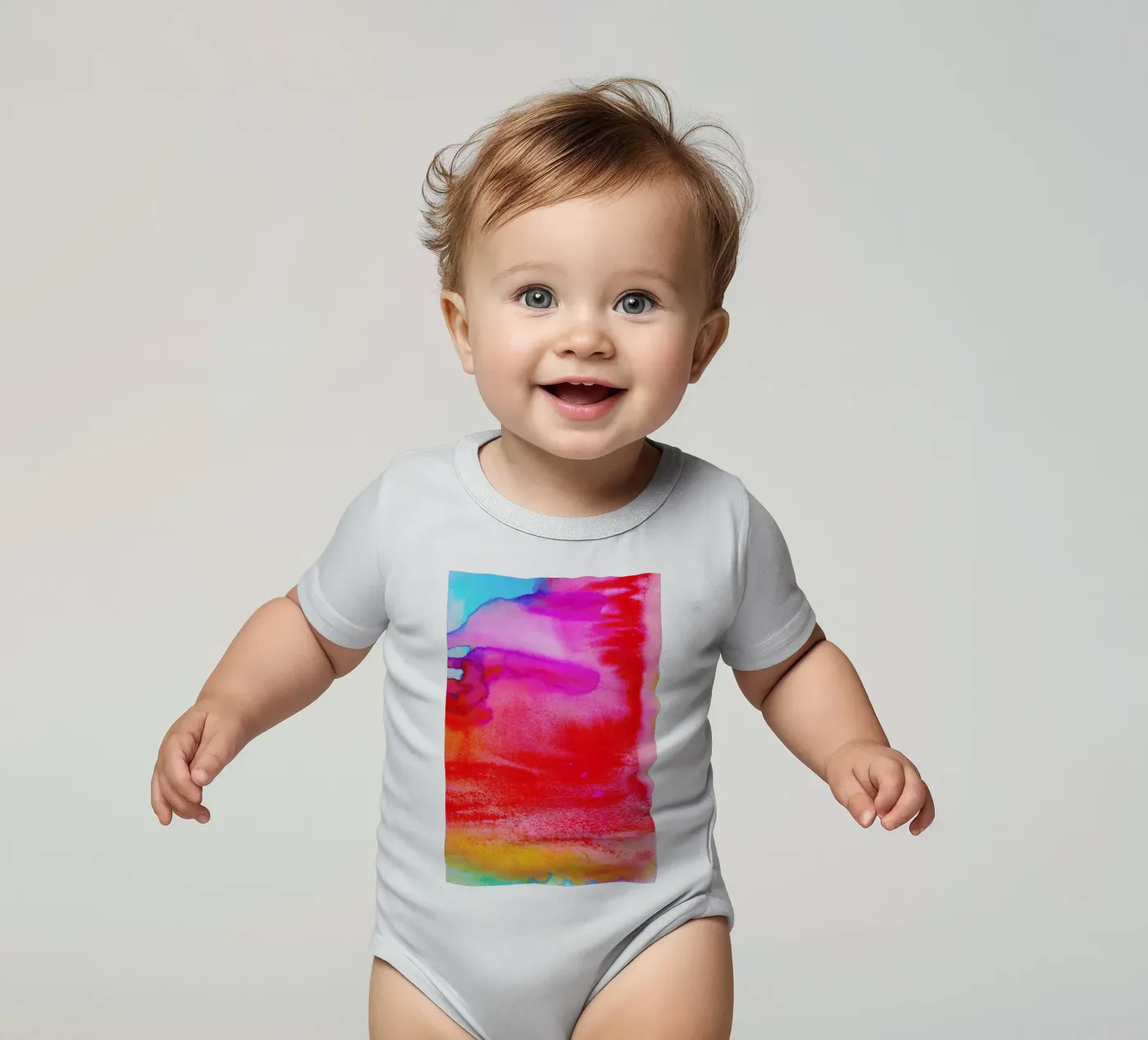 Rush body neonato maniche corte da Amy Sia