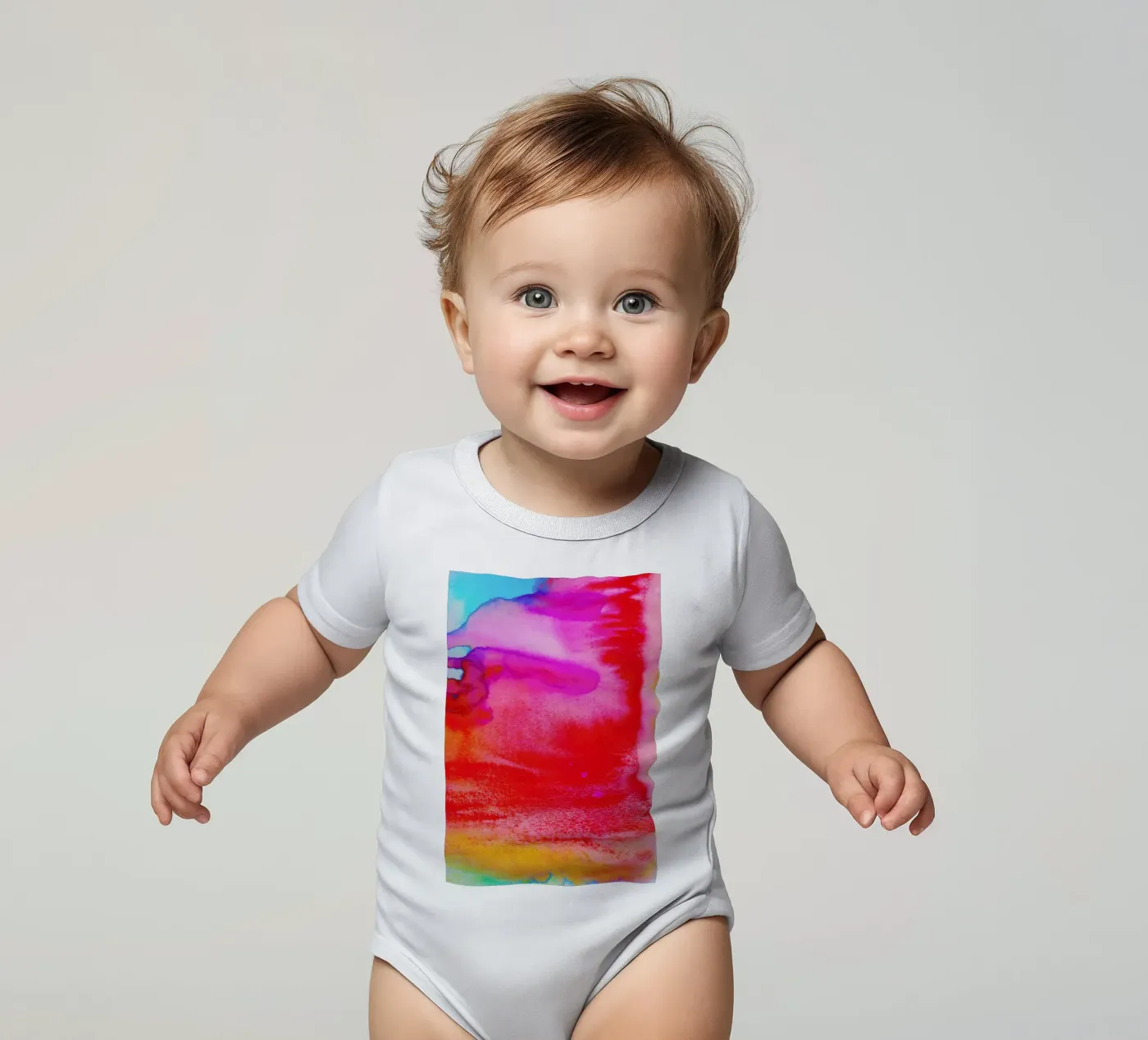 Rush body neonato maniche corte da Amy Sia