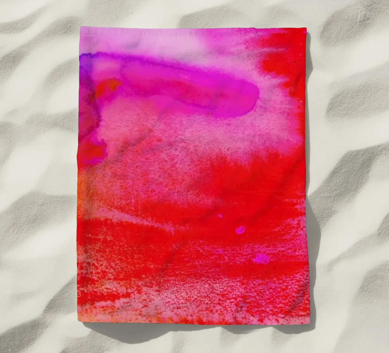 Rush beach towel by Amy Sia