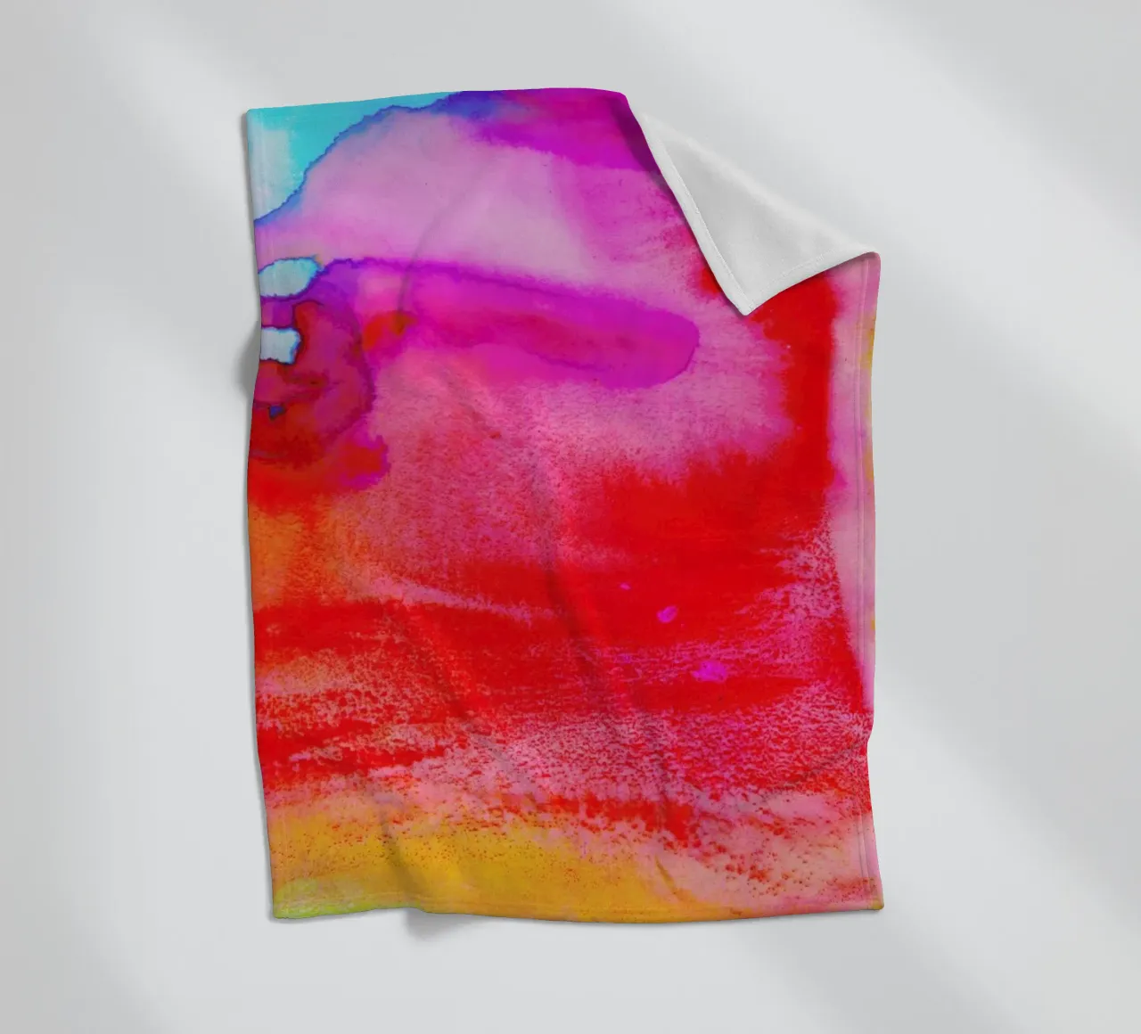 Rush fleece blanket by Amy Sia