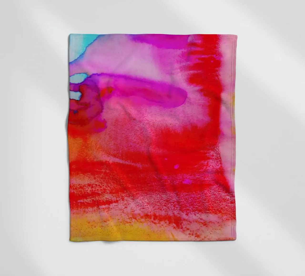 Rush fleece blanket by Amy Sia