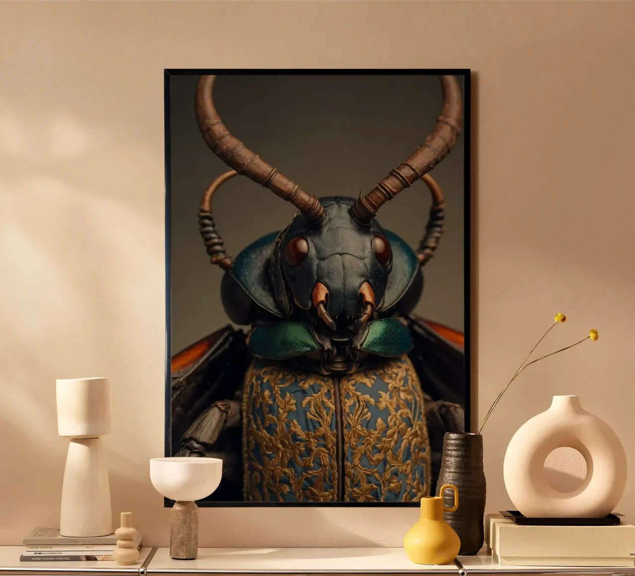 Lord Arthurius Beetleton - Der edle Waldkäfer Poster von Beasts of Nobility