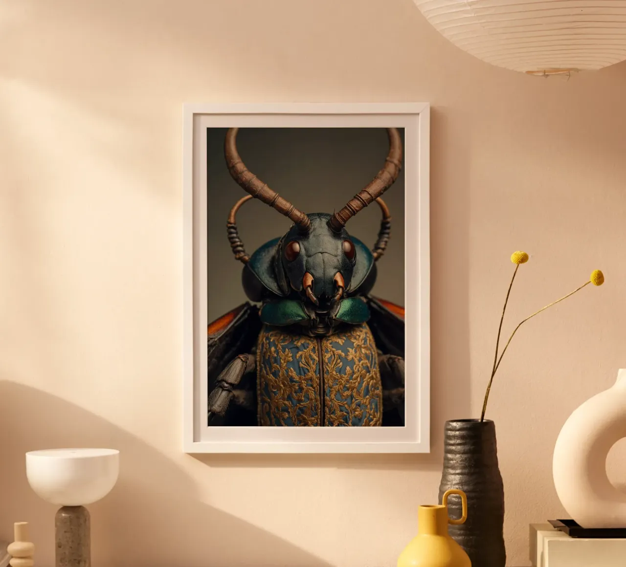 Lord Arthurius Beetleton - Der edle Waldkäfer Poster von Beasts of Nobility