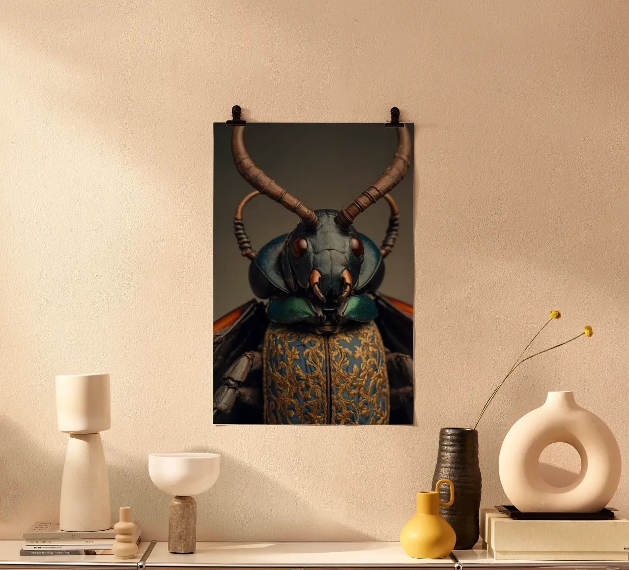 Lord Arthurius Beetleton - Der edle Waldkäfer Poster von Beasts of Nobility