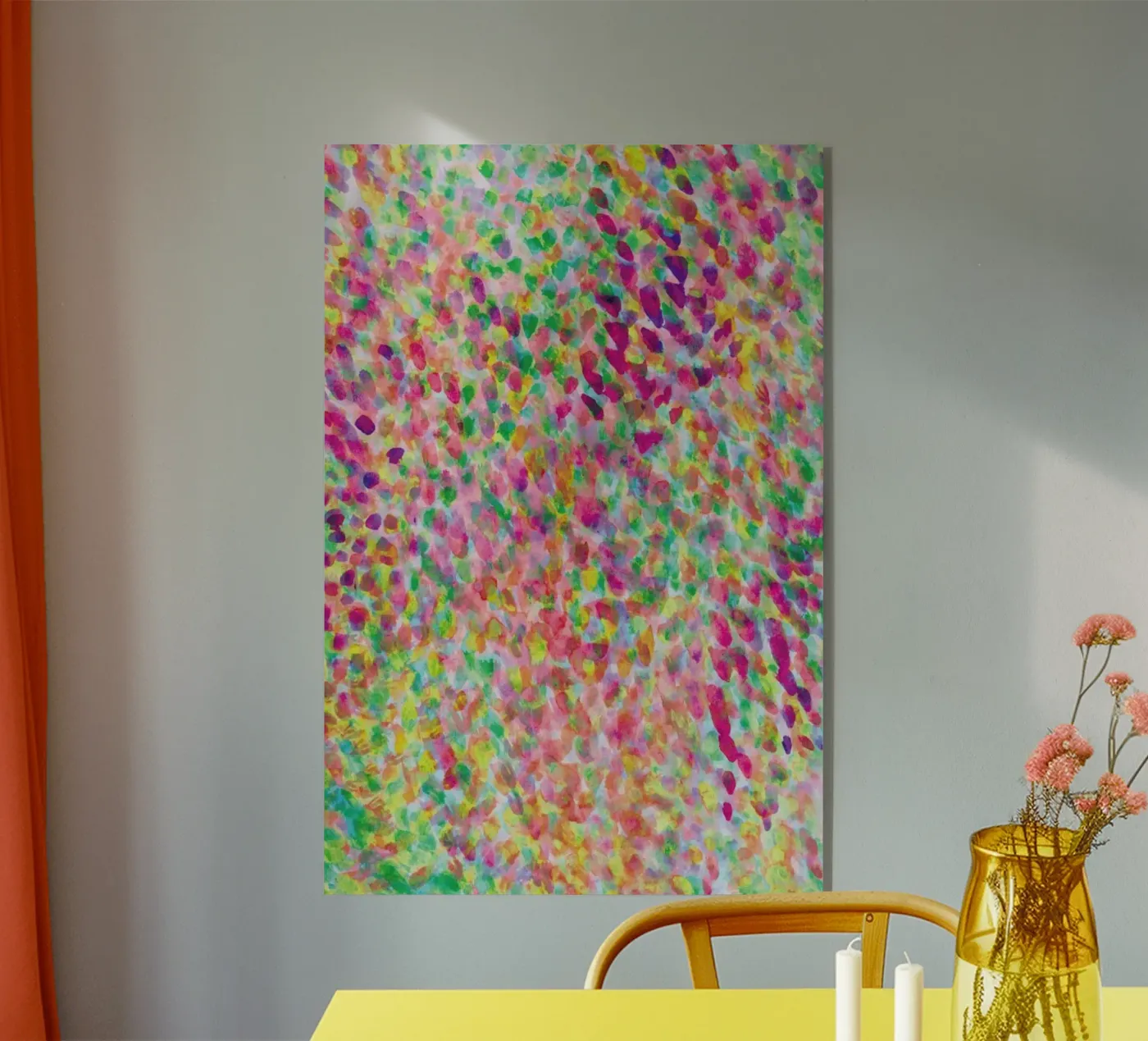 Mist Rose Acryl-Glas von Amy Sia