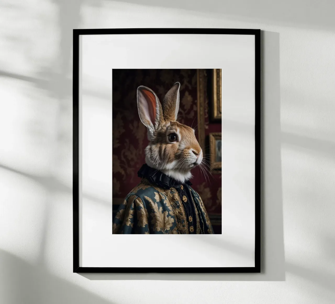 Lord Thumperton Harecroft – The Elegant Rabbit Noble hahnemühle by Beasts of Nobility