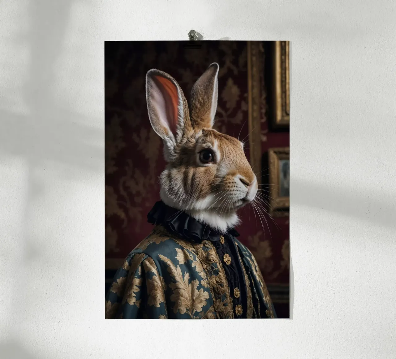 Lord Thumperton Harecroft – The Elegant Rabbit Noble hahnemühle by Beasts of Nobility
