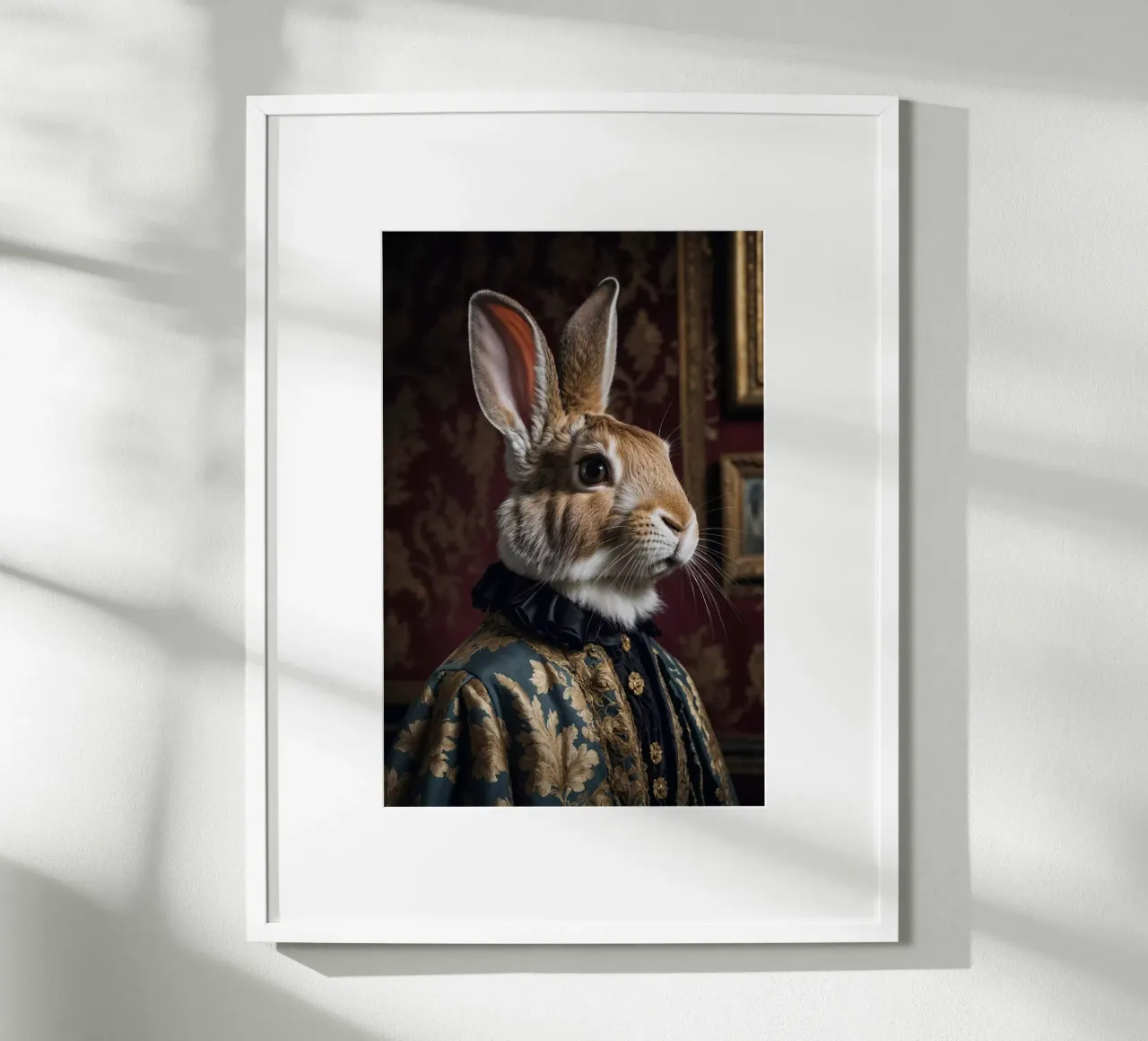Lord Thumperton Harecroft – The Elegant Rabbit Noble hahnemühle by Beasts of Nobility