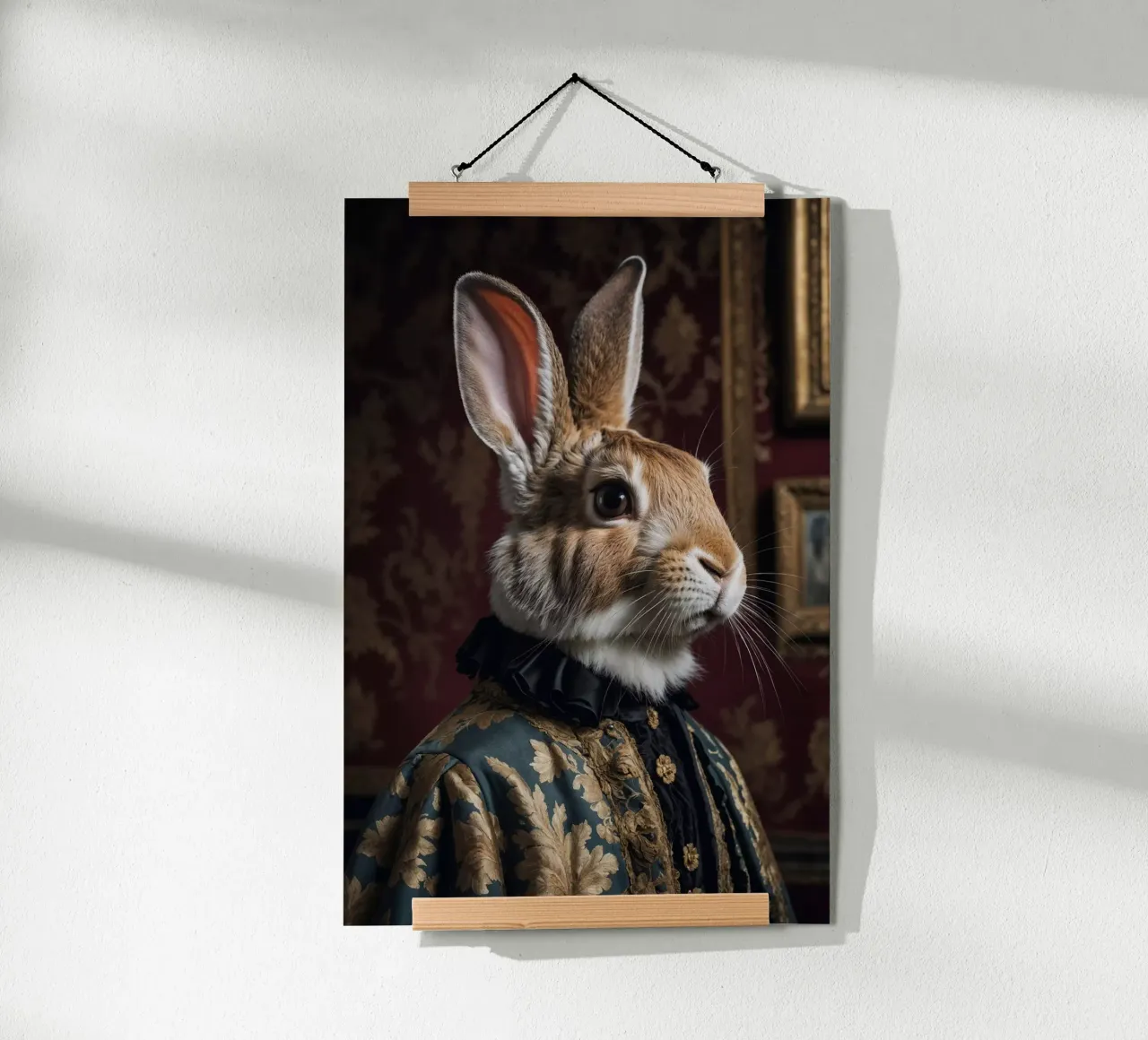 Lord Thumperton Harecroft – The Elegant Rabbit Noble hahnemühle by Beasts of Nobility