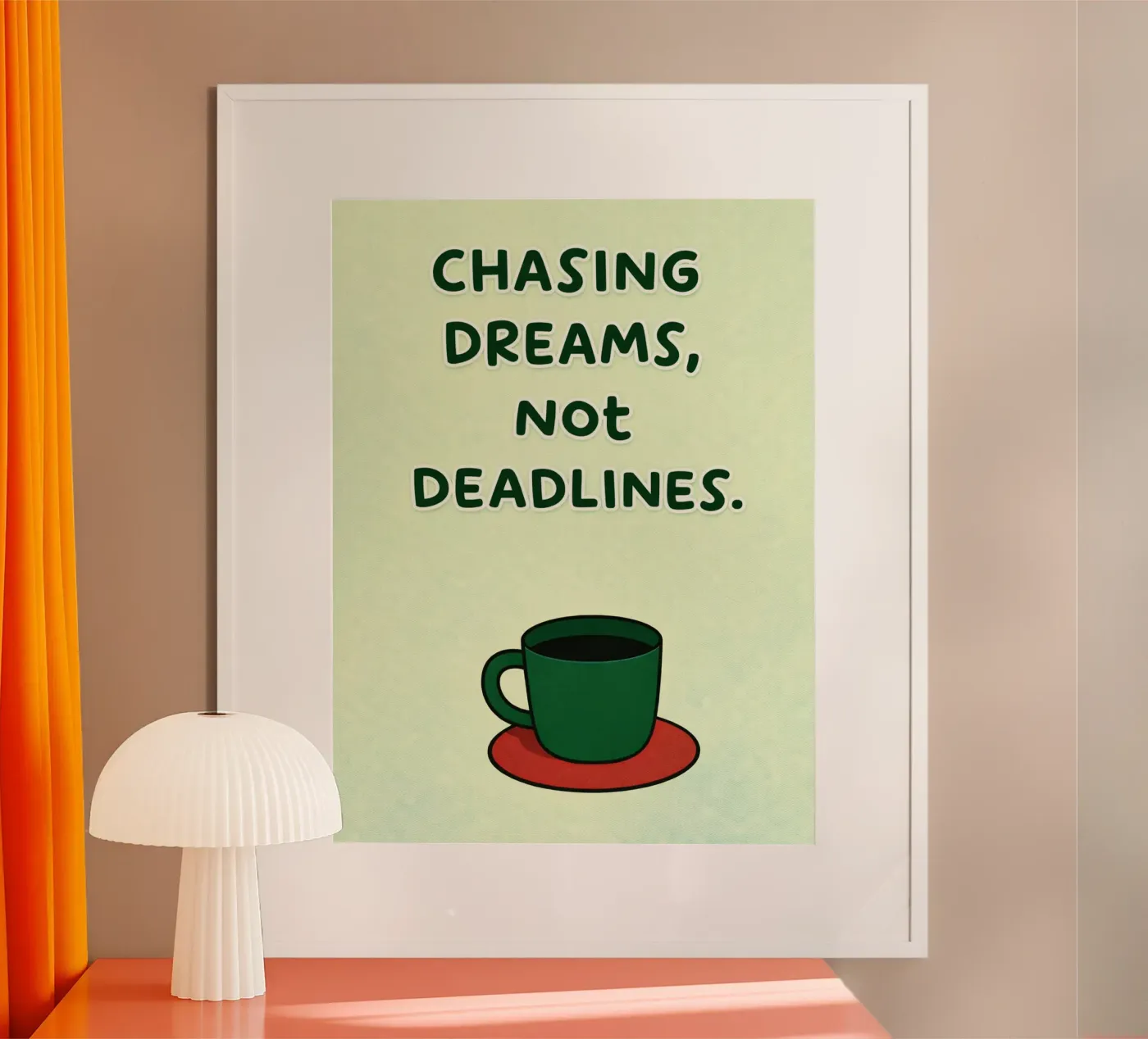 chasing dreams poster by oneone