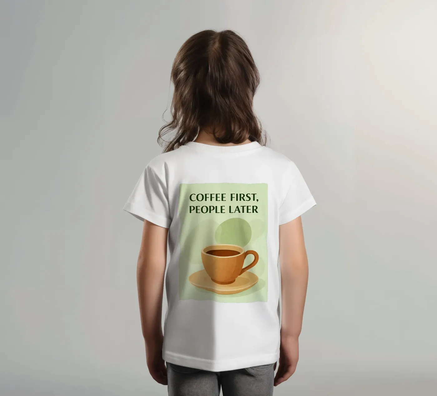 prima il caffè t-shirt bambini da oneone
