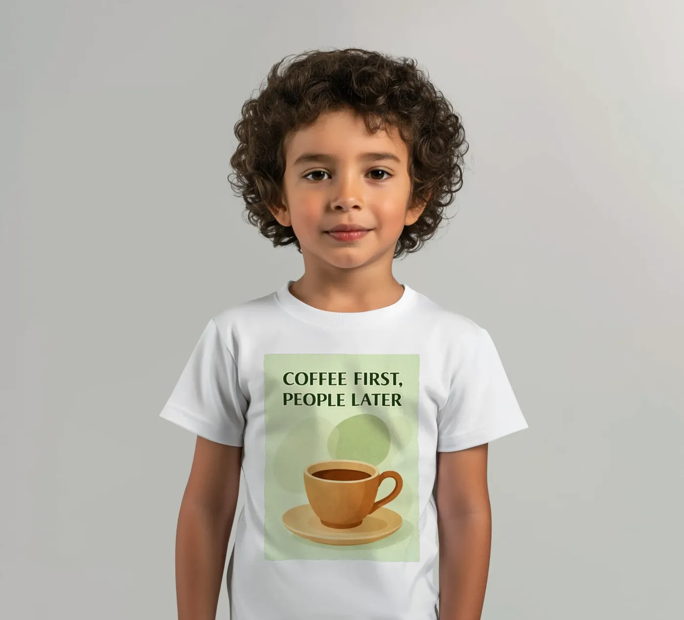 prima il caffè t-shirt bambini da oneone