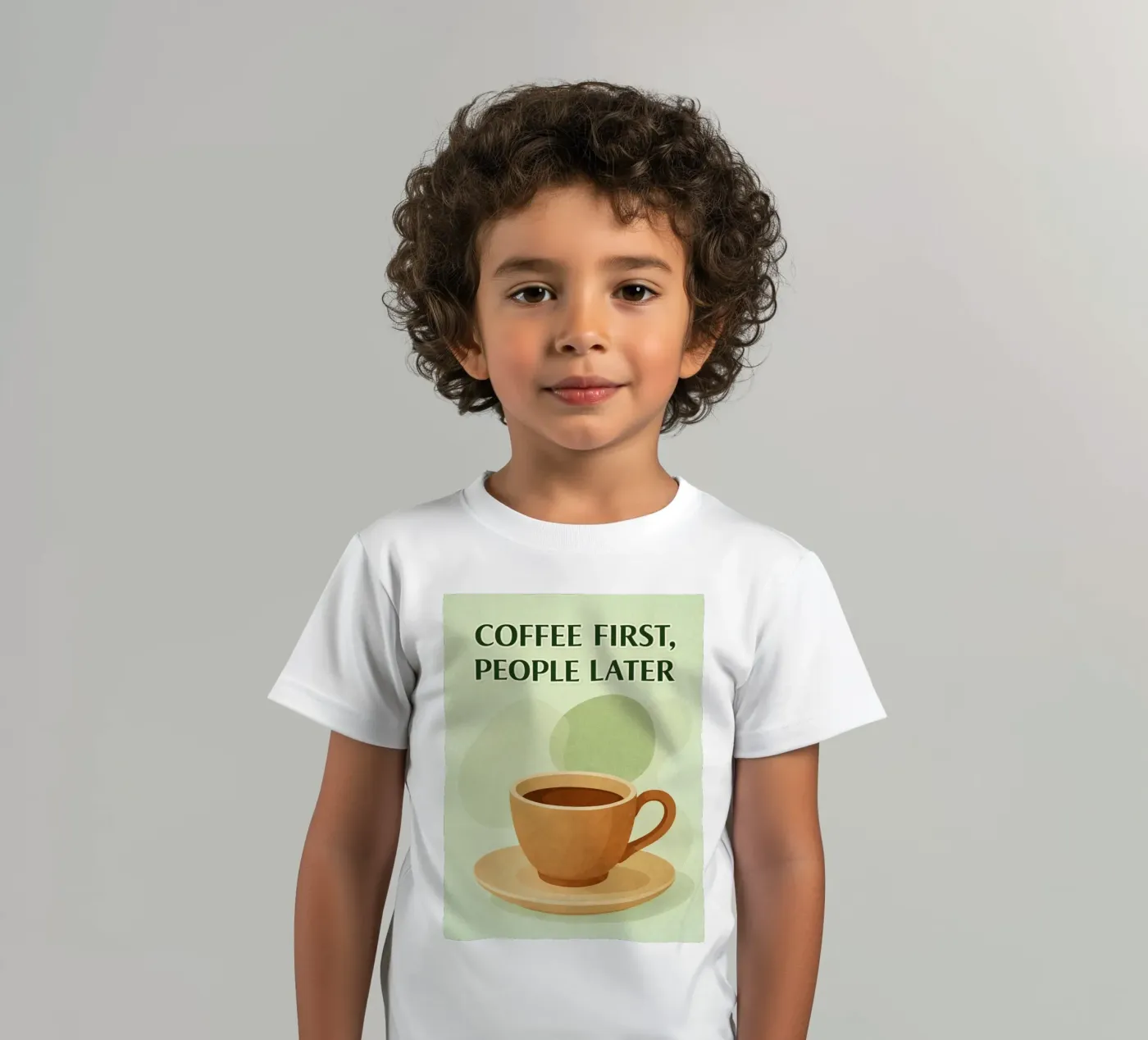 prima il caffè t-shirt bambini da oneone