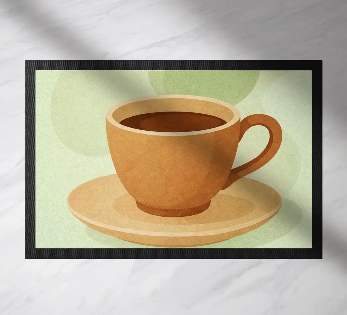 coffee first doormat by oneone