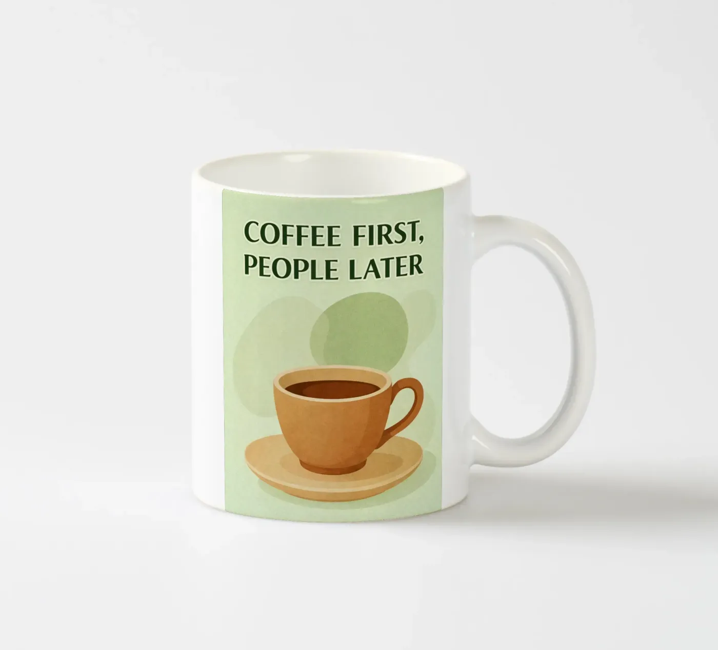 coffee first ceramic mug by oneone