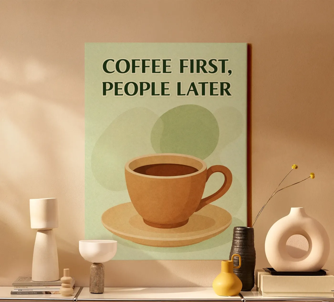 prima il caffè tela da oneone