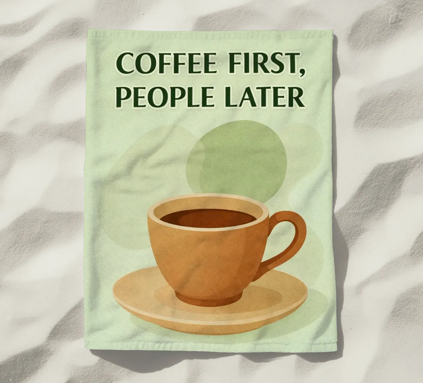 coffee first telo mare da oneone