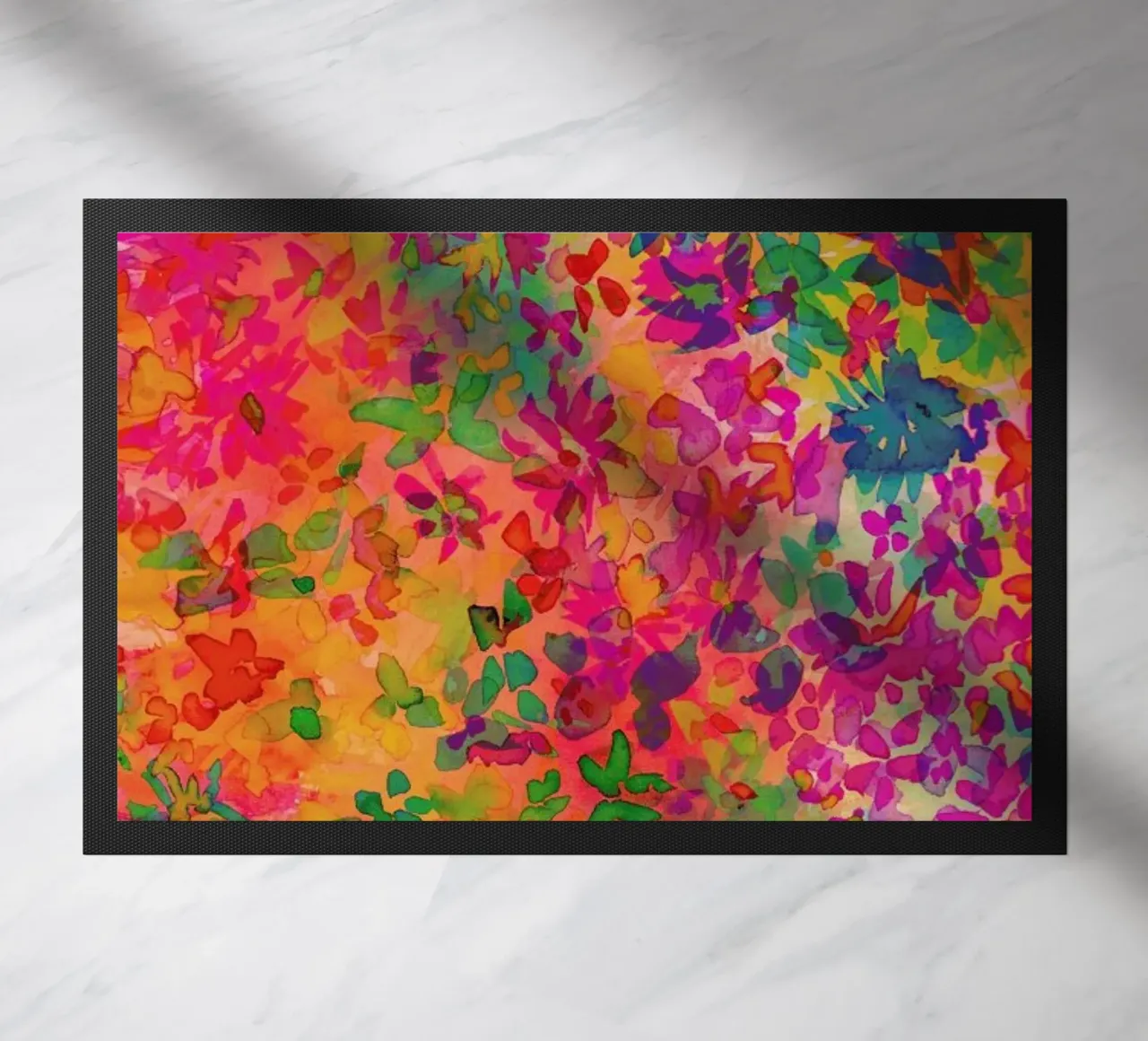 Flora doormat by Amy Sia