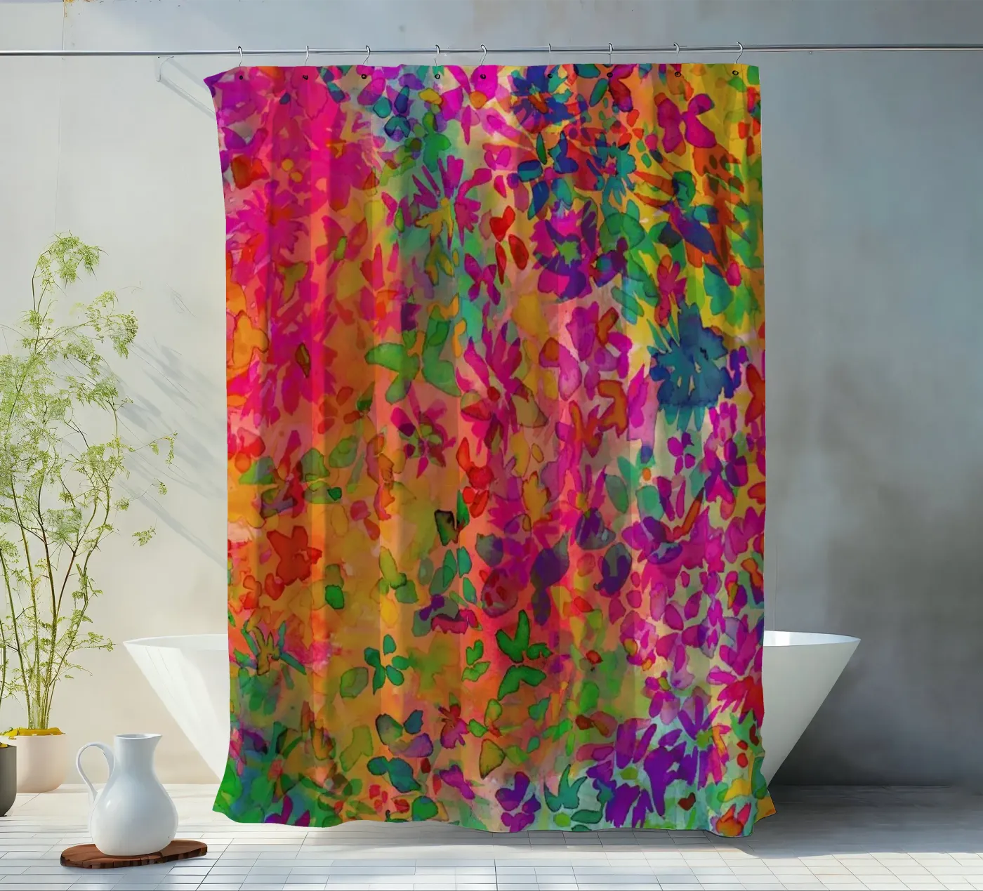 Flora Duschvorhang von Amy Sia