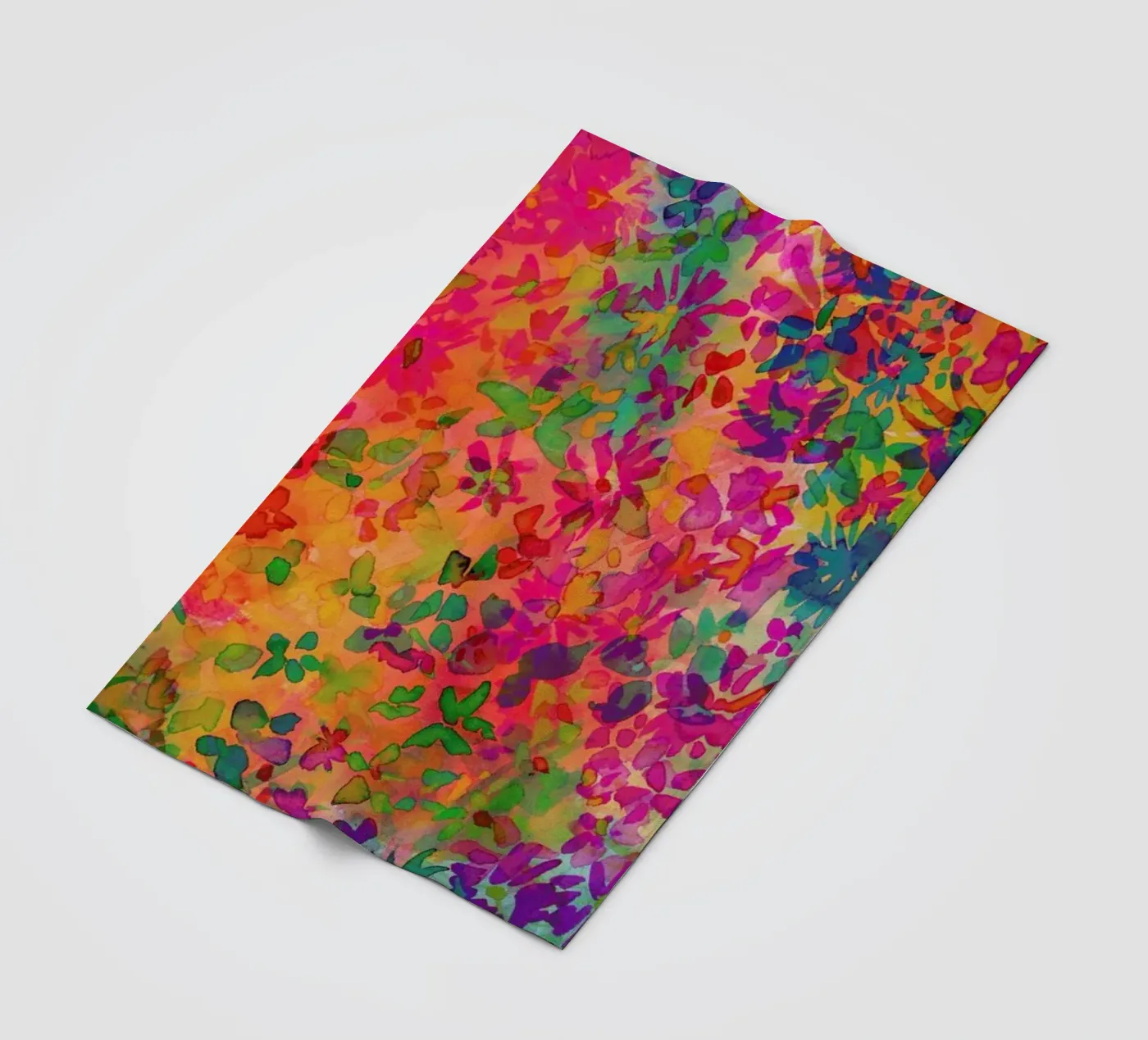 Flora plaid polaire de Amy Sia