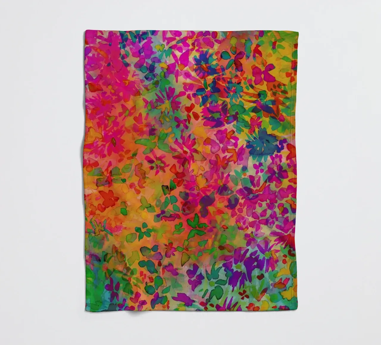 Flora fleecedeken van Amy Sia